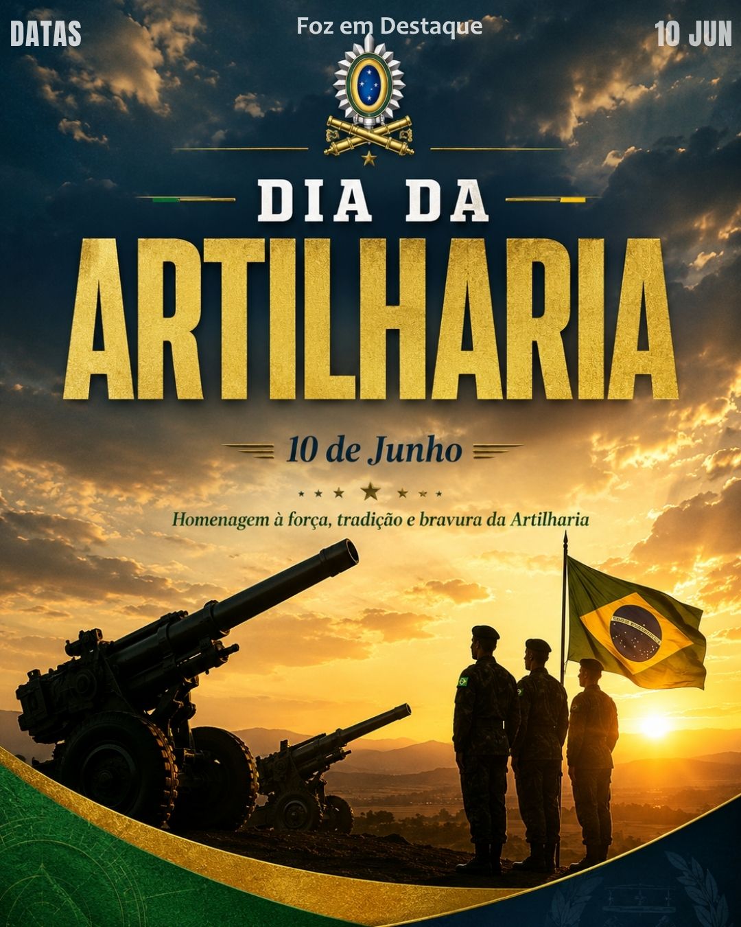 6 DATAS COMEMORATIVAS FOZEMDESTAQUE 10/06/2026