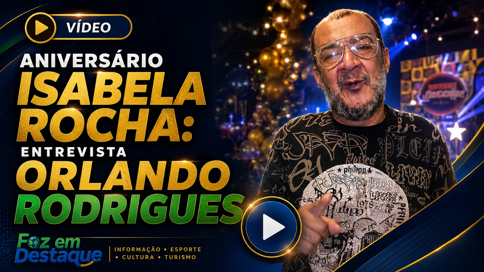 Aniversário ISABELA ROCHA: Entrevista ORLANDO RODRIGUES Aniversário ISABELA ROCHA: Entrevista ORLANDO RODRIGUES
