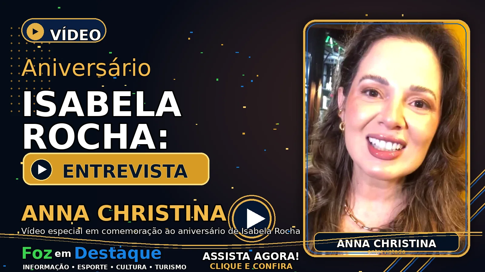 Aniversário ISABELA ROCHA: Entrevista ANNA CHRISTINA! aniversario isabela rocha entrevista anna christina corrigido final