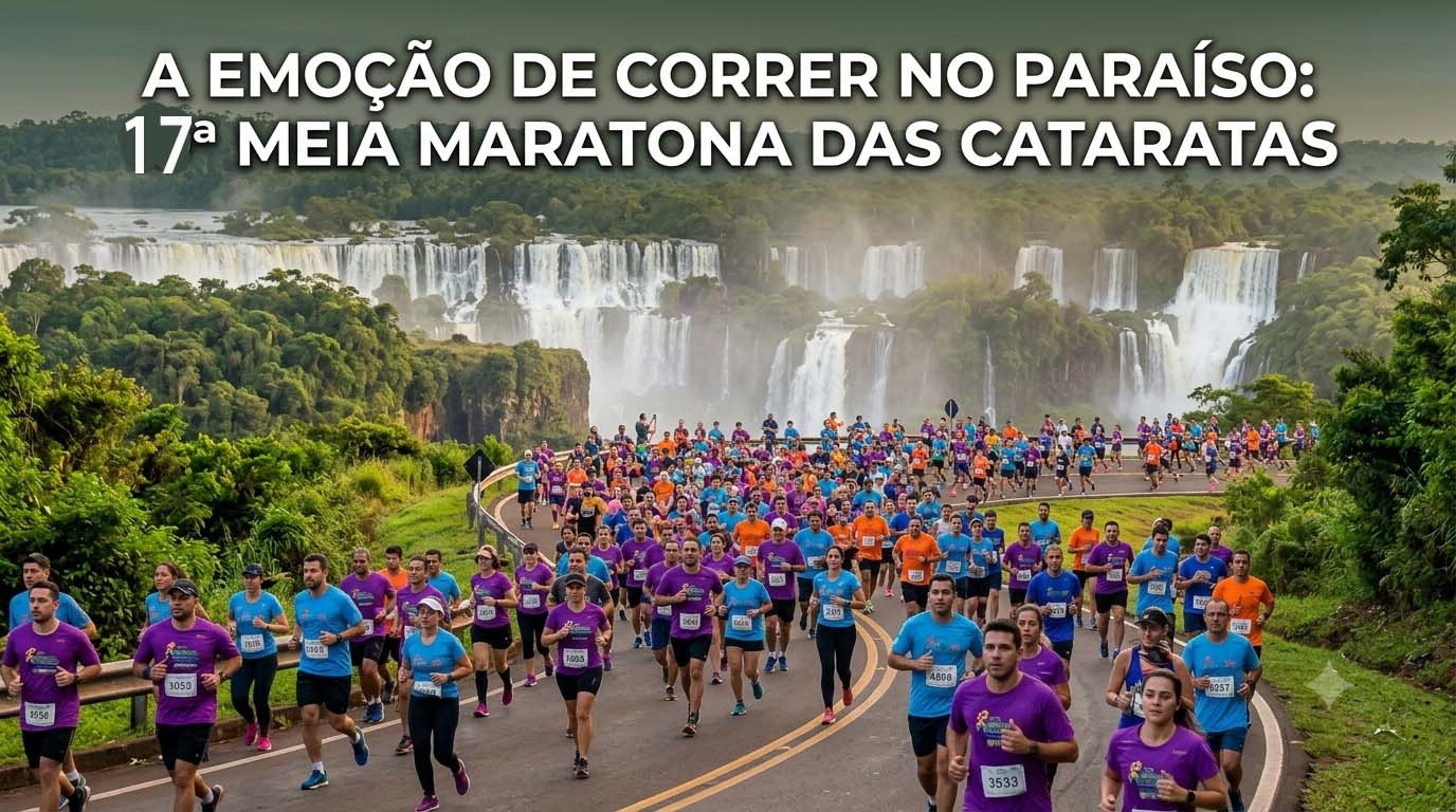 Meia Maratona Cataratas Foz 2026 movimentou mais de R$ 16 milhões diretamente. Afinal, descubra como o turismo esportivo de luxo fortaleceu o destino.