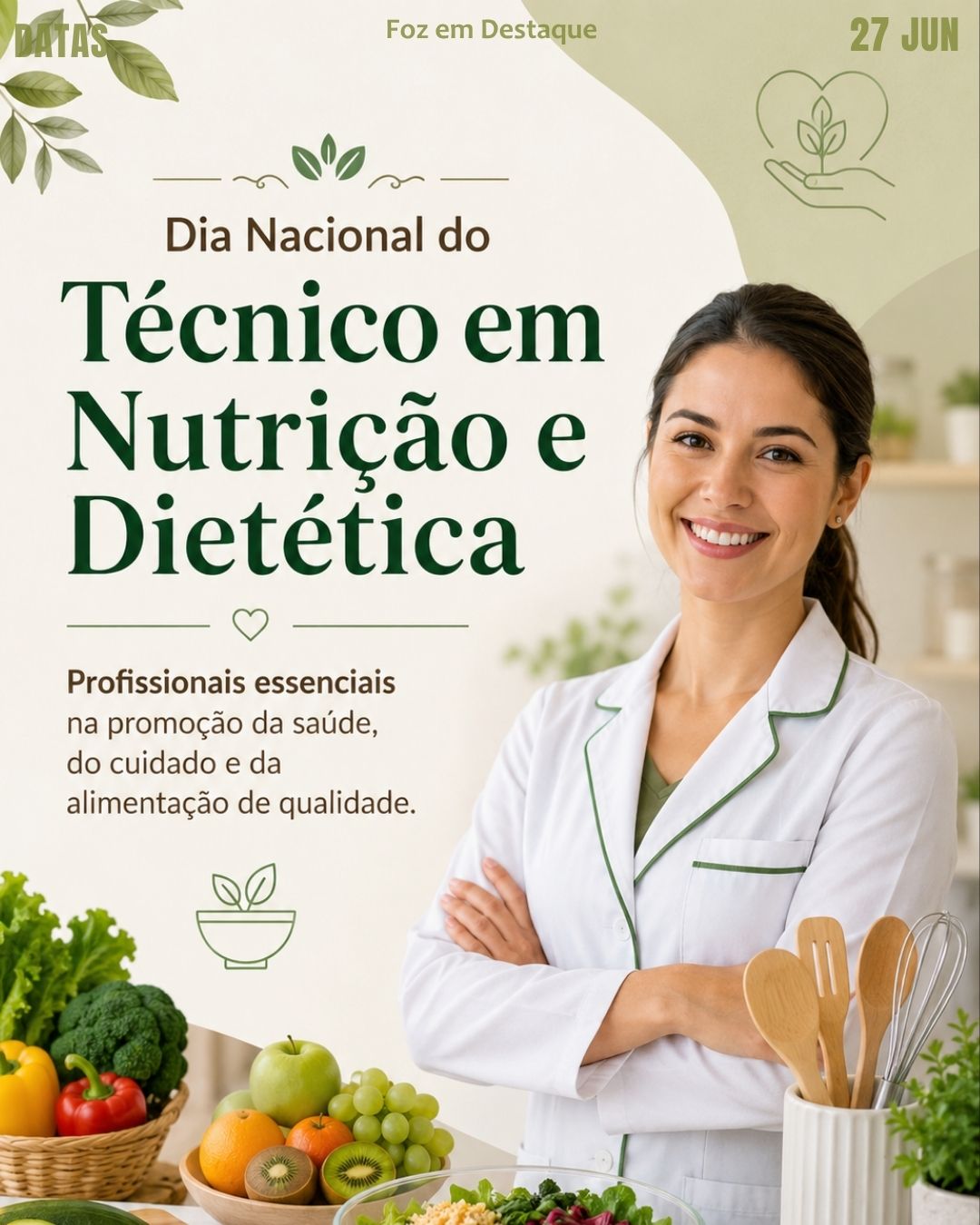  DATAS COMEMORATIVAS FOZEMDESTAQUE 27/06/2026