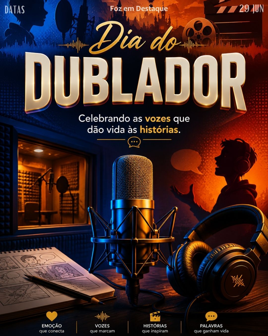  DATAS COMEMORATIVAS FOZEMDESTAQUE 29/06/2026