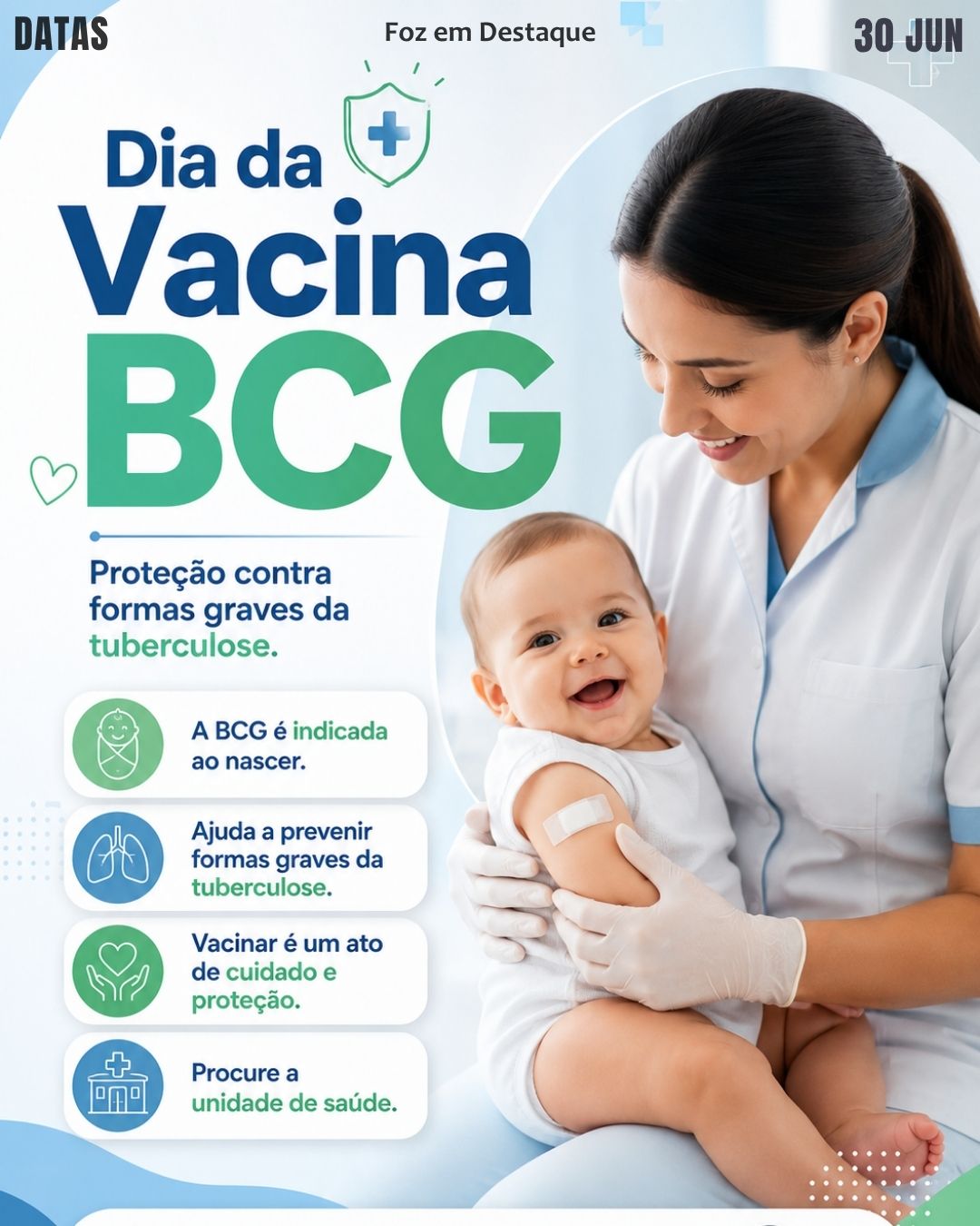 DATAS COMEMORATIVAS FOZEMDESTAQUE 30/06/2026 