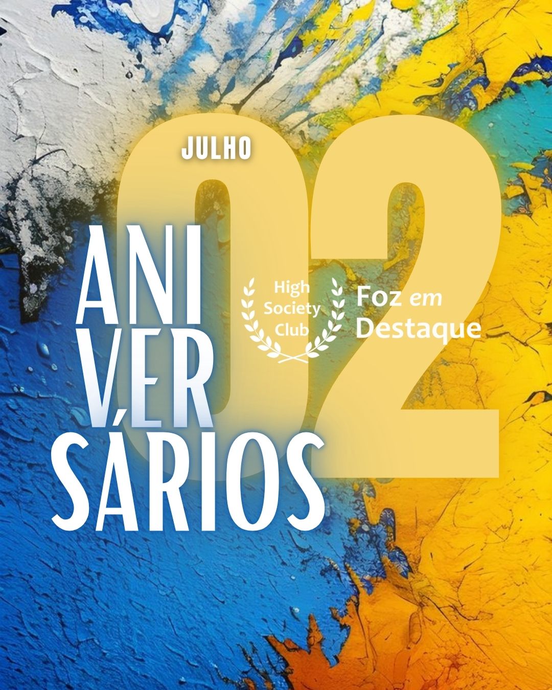 Celebração de luxo com taças de espumante em um evento exclusivo, ilustrando os aniversariantes da alta sociedade de Foz do Iguaçu e Tríplice Fronteira.