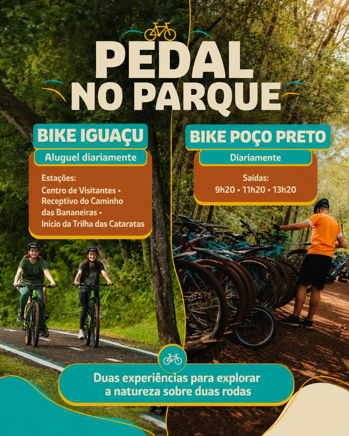 07 Pedal nas Cataratas 07 Pedal nas Cataratas