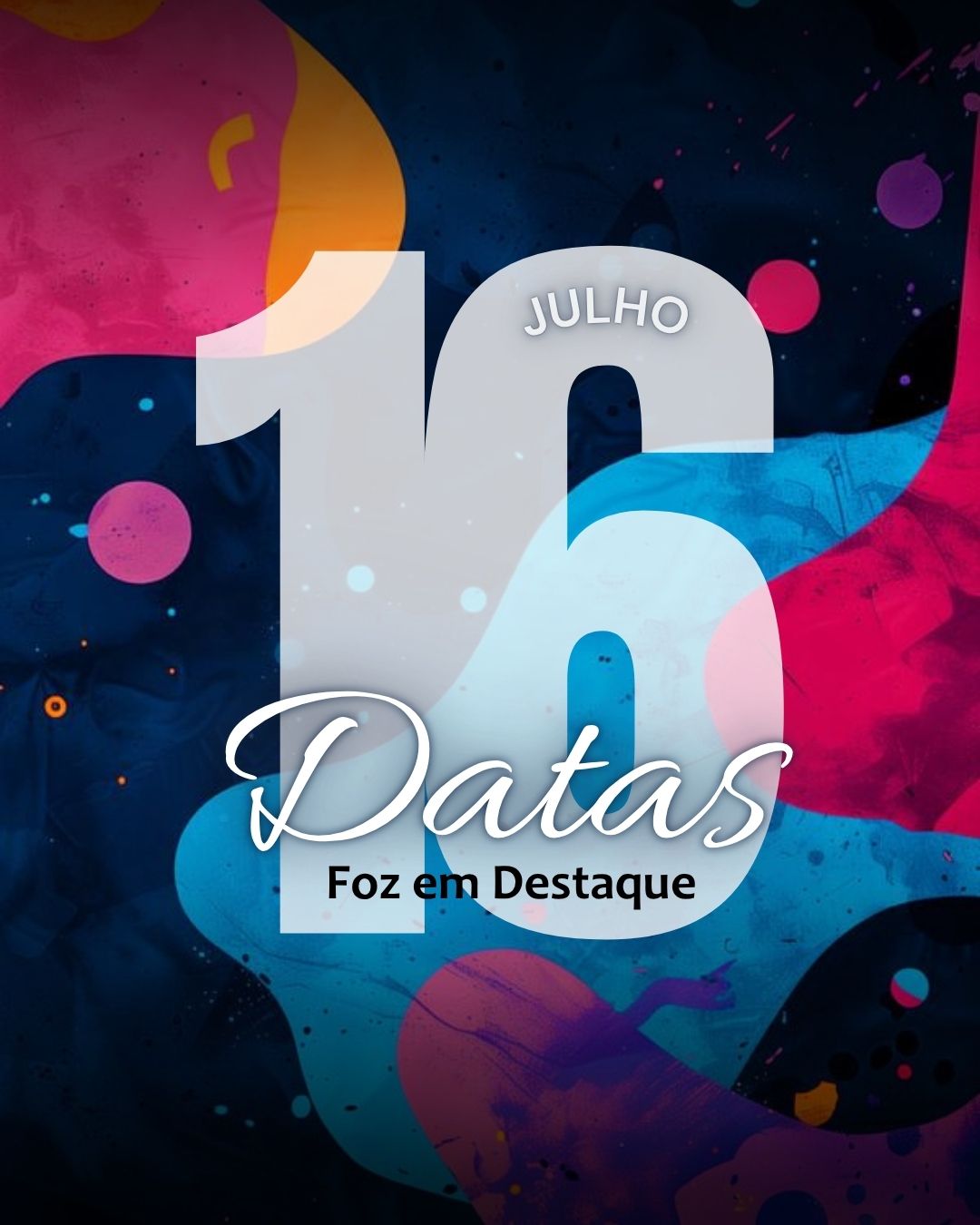 Celebração das Datas Comemorativas de 16 de Julho de 2026 Montagem elegante com representações da ecologia local, comércio de alta gama na fronteira e os símbolos do direito constitucional brasileiro.