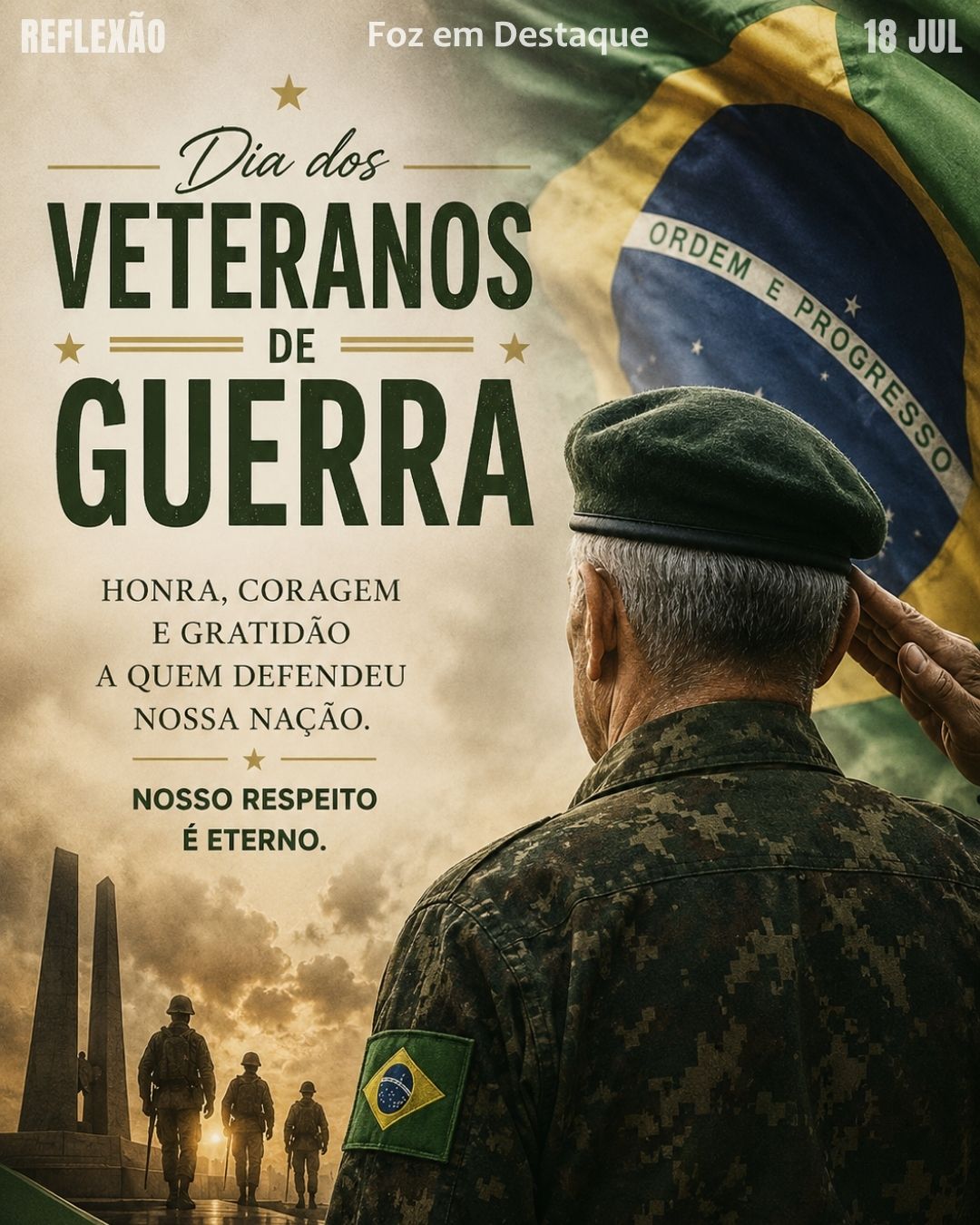 5 DATAS COMEMORATIVAS FOZEMDESTAQUE 18/07/2026