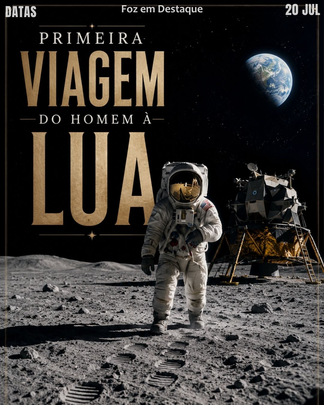 5 DATAS COMEMORATIVAS FOZEMDESTAQUE 20/07/2026