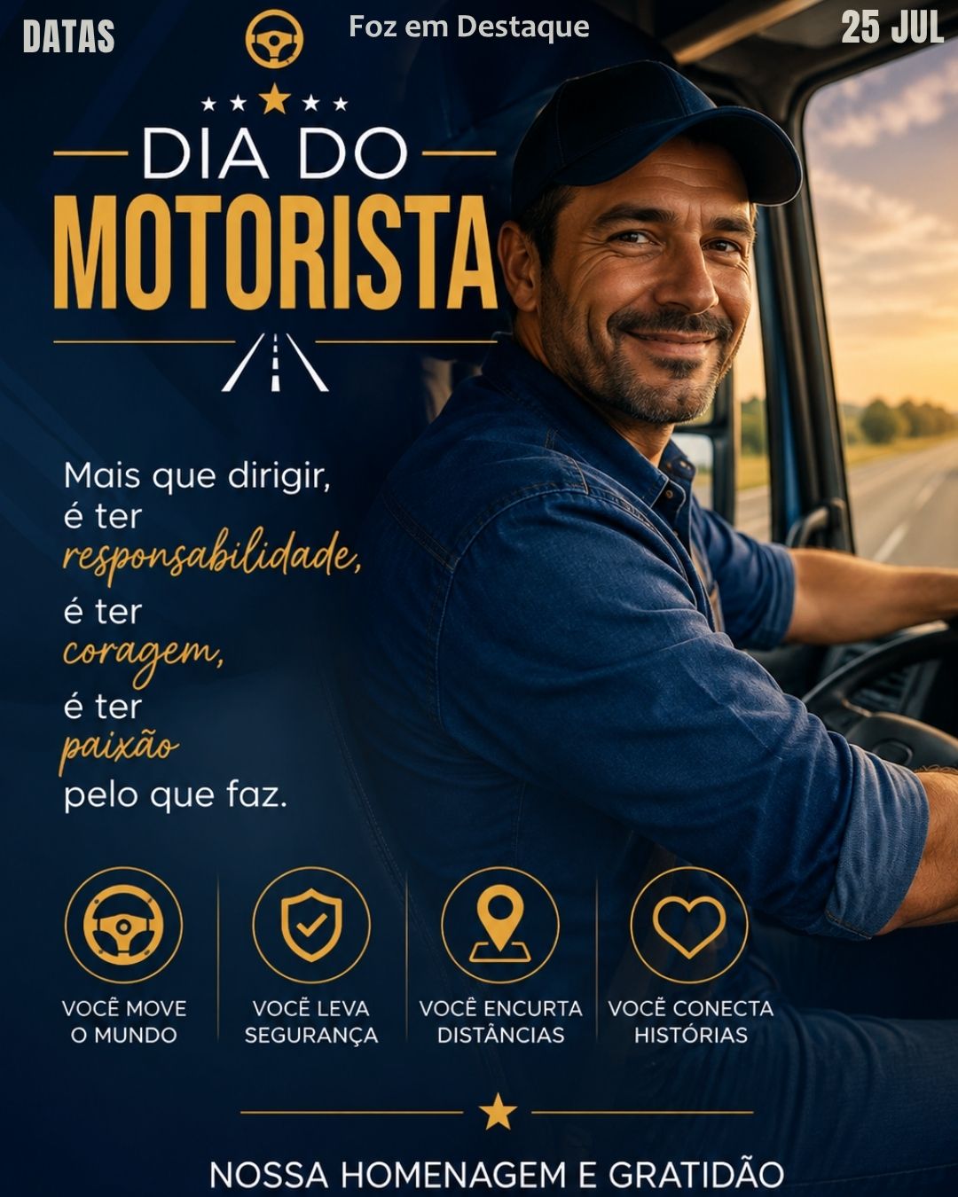 DATAS COMEMORATIVAS FOZEMDESTAQUE 25/07/2026