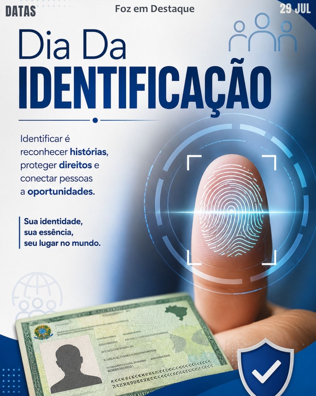DATAS COMEMORATIVAS FOZEMDESTAQUE 29/07/2026
