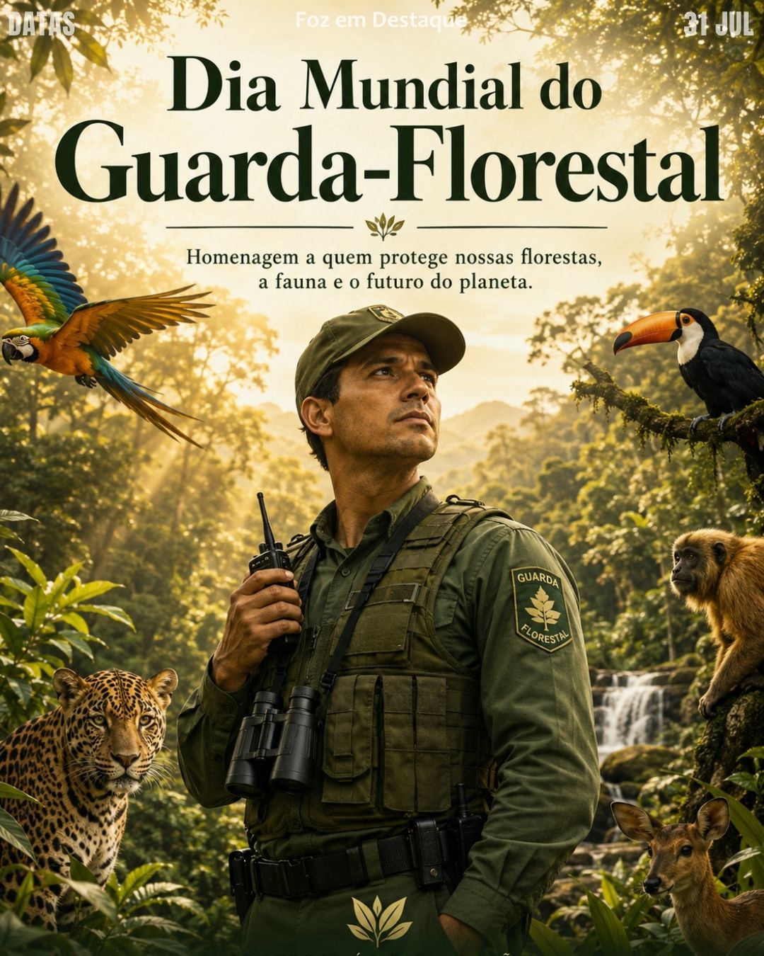 6 DATAS COMEMORATIVAS FOZEMDESTAQUE 31/07/2026