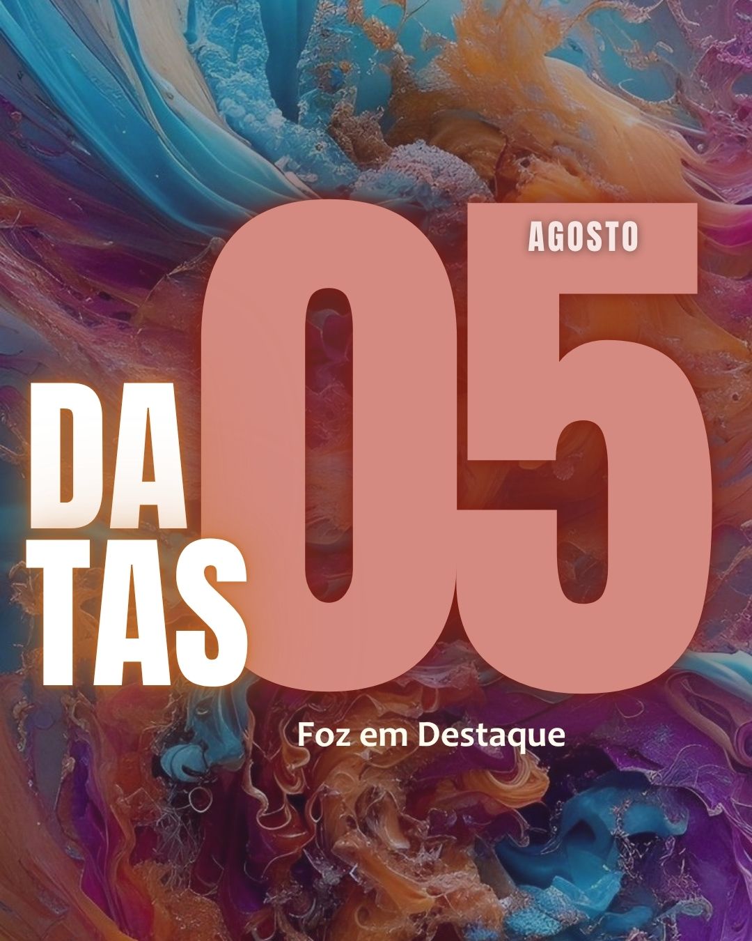 Imagem editorial e sofisticada celebrando as datas comemorativas de destaque em 2026 na Tríplice Fronteira.
