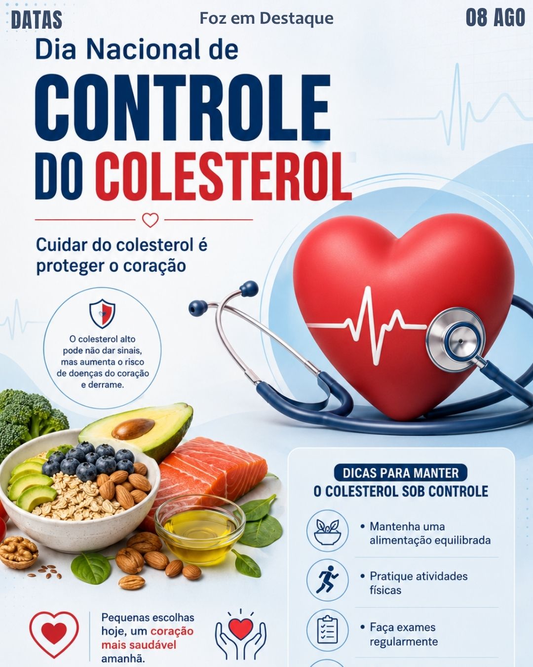 5 DATAS COMEMORATIVAS FOZEMDESTAQUE 08/08/2026