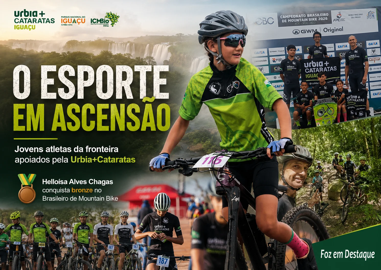 O Brilho do Esporte Jovem na Fronteira Urbia Cataratas Foz Esporte