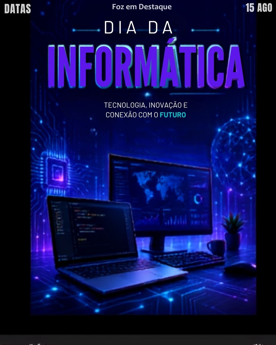 6 DATAS COMEMORATIVAS FOZEMDESTAQUE 15/08/2026
