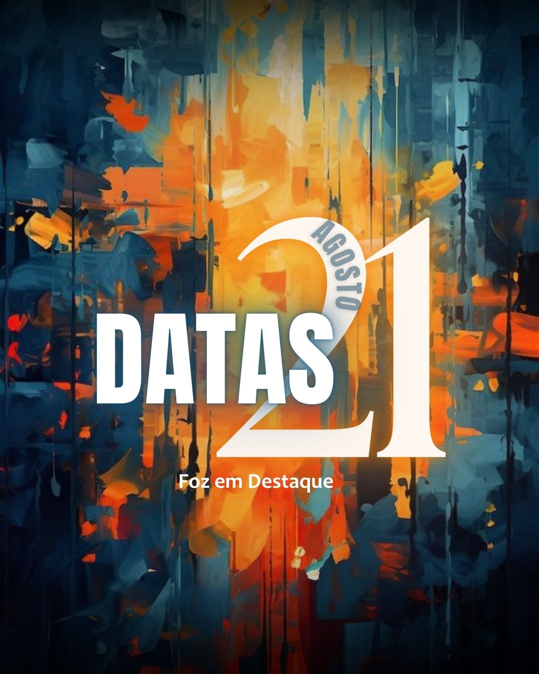 Datas Comemorativas High Society Club 21/08/2026 Ilustração editorial temática para as datas comemorativas de 21 de agosto de 2026 no portal Foz em Destaque.