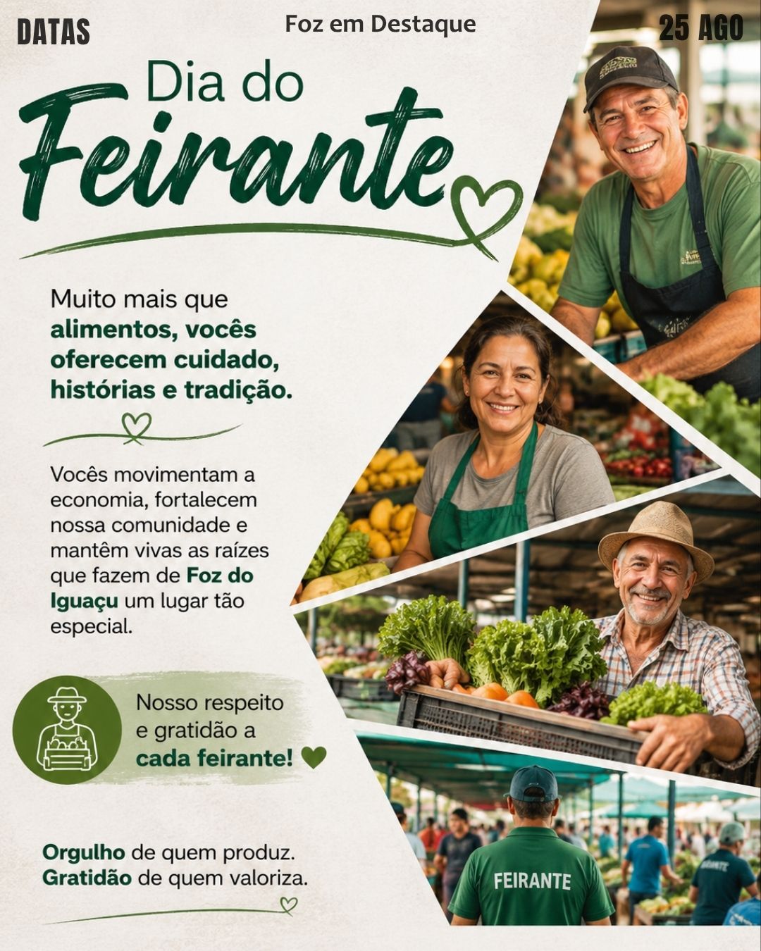 DATAS COMEMORATIVAS FOZEMDESTAQUE 25/08/2026