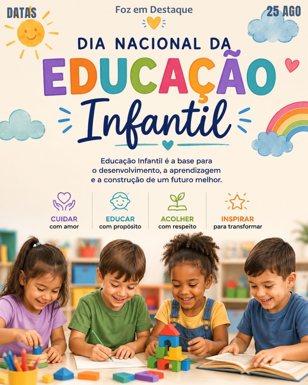 DATAS COMEMORATIVAS FOZEMDESTAQUE 25/08/2026