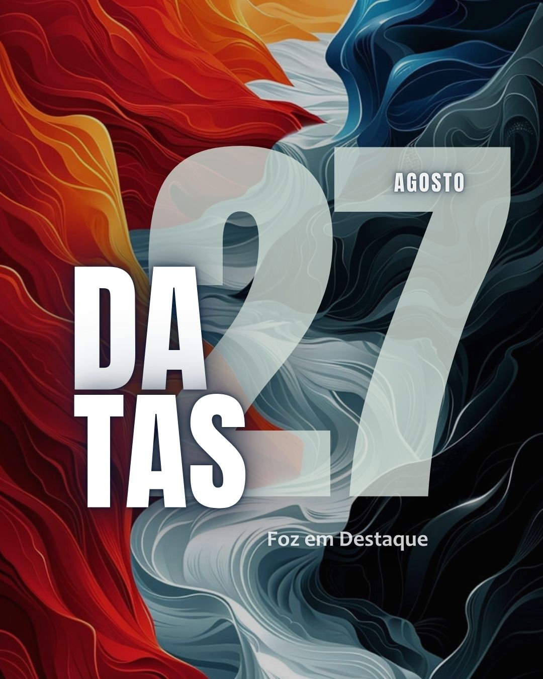 Datas Comemorativas Foz em Destaque 27 de Agosto de 2026 Composição elegante destacando os marcos profissionais e ambientais celebrados na Tríplice Fronteira em 27 de agosto de 2026.