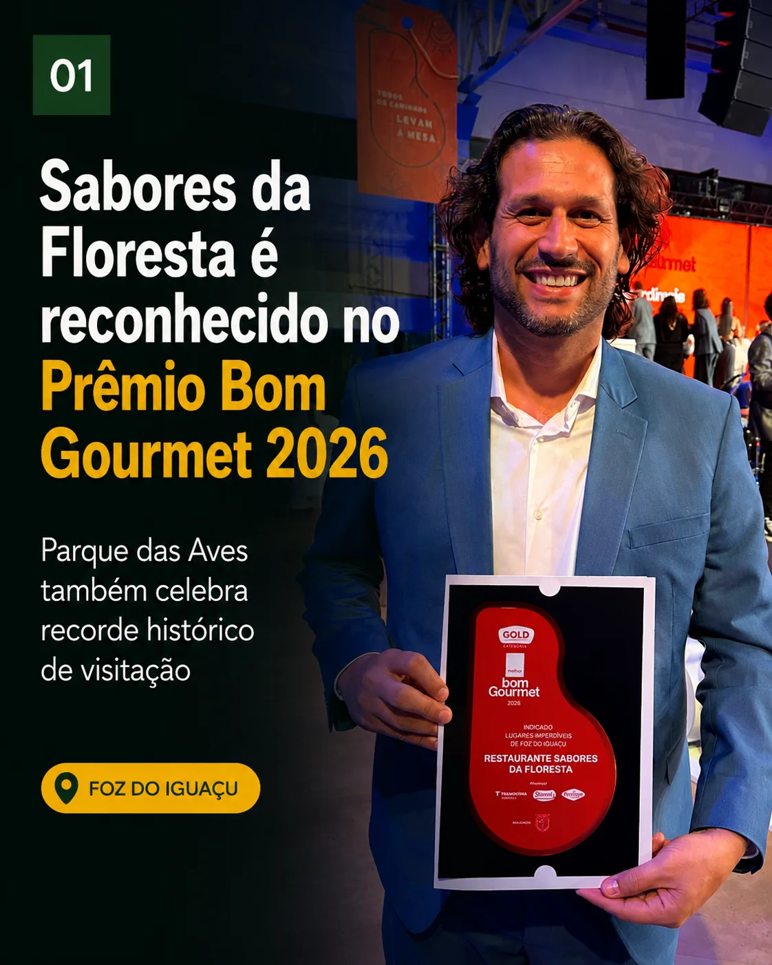Restaurante Sabores da Floresta Rafael Bretas, diretor da Agência FOG