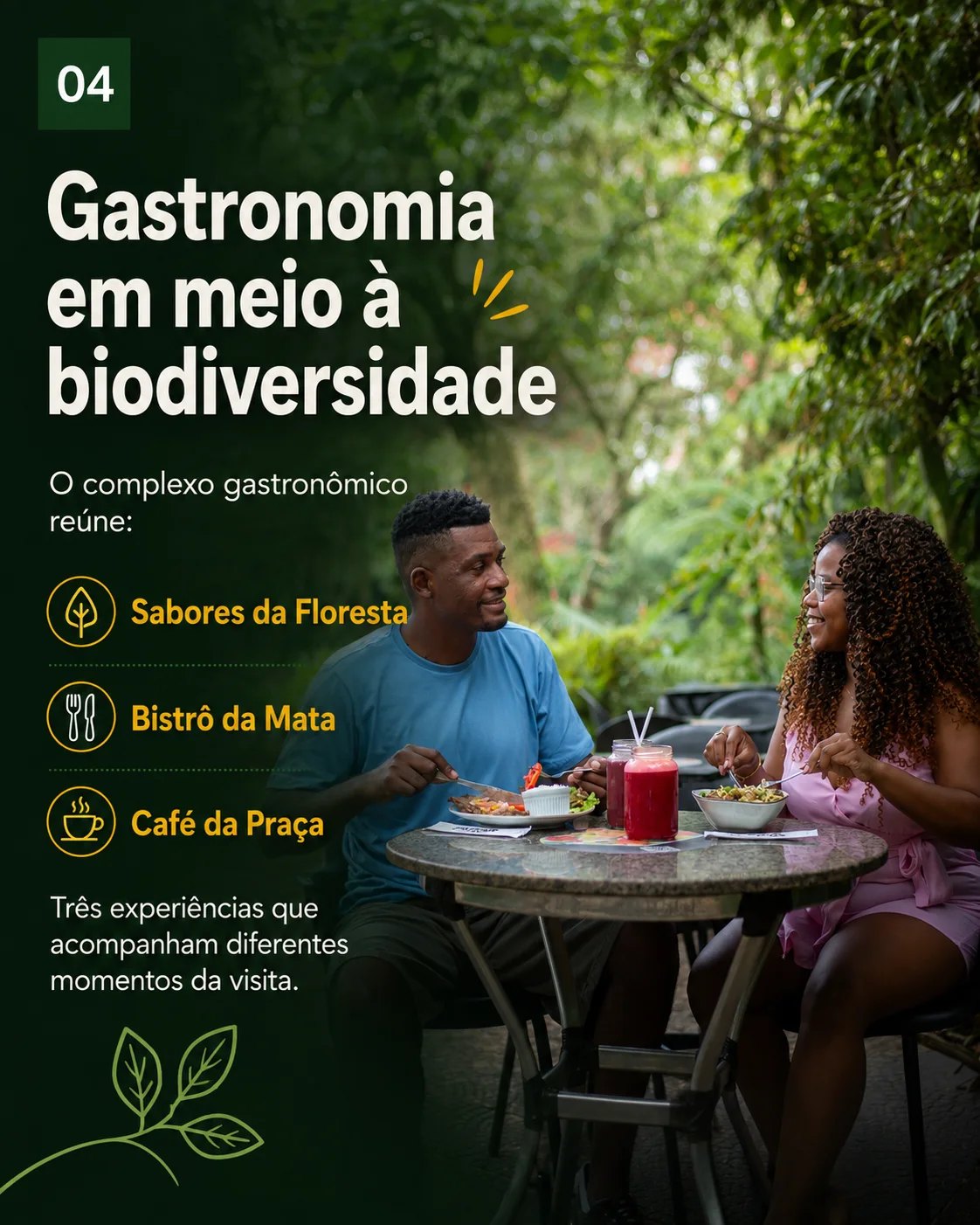 ChatGPT Image 27 de ago. de 2026, 22 11 37 (4) A proposta do restaurante busca conectar a experiência de visitação à Mata Atlântica por meio do paladar.