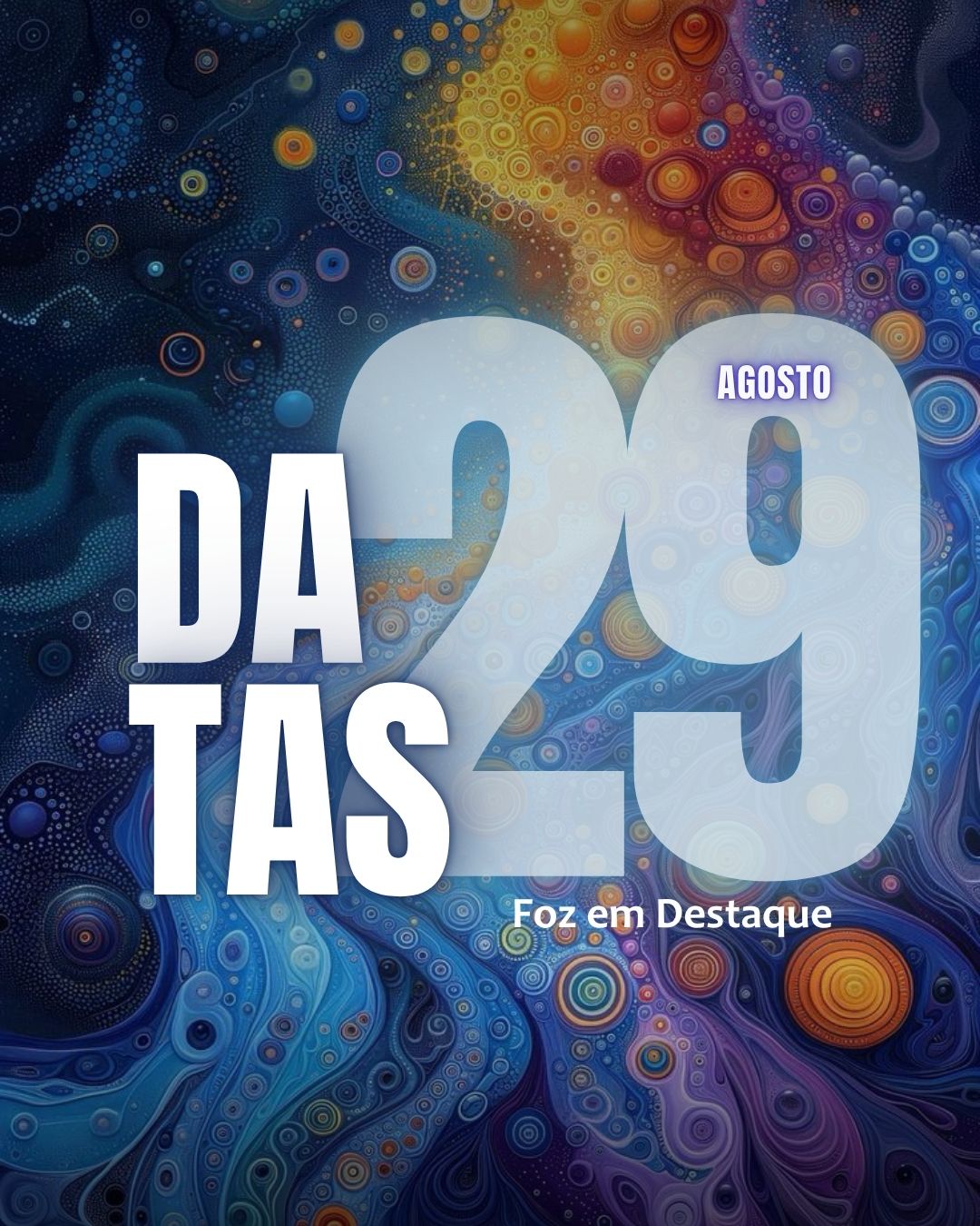 Banner editorial destacando as comemorações de relevância nacional e trinacional em Foz do Iguaçu.