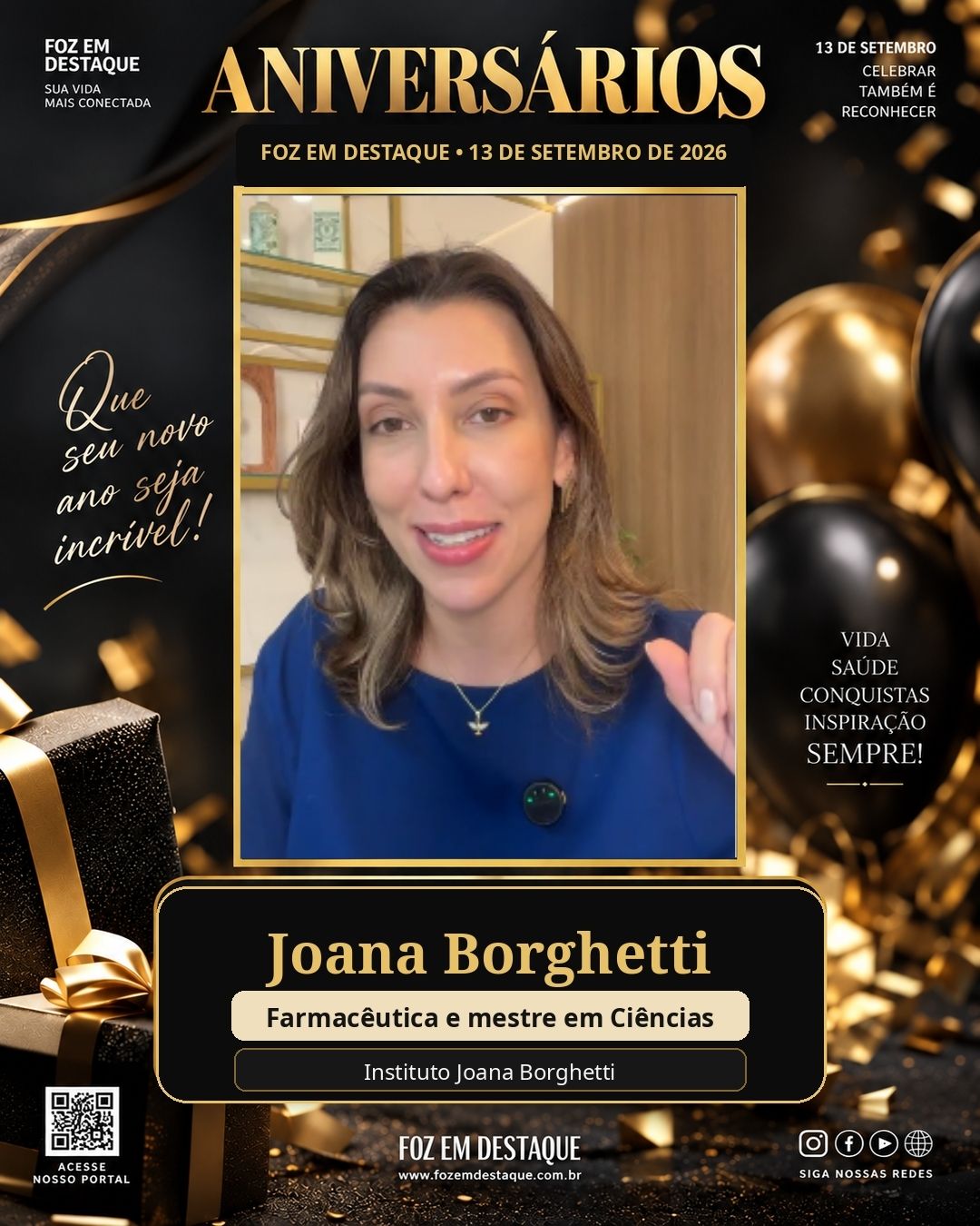 8 Joana Borghetti Farmacêutica e mestre em Ciências — Instituto Joana Borghetti