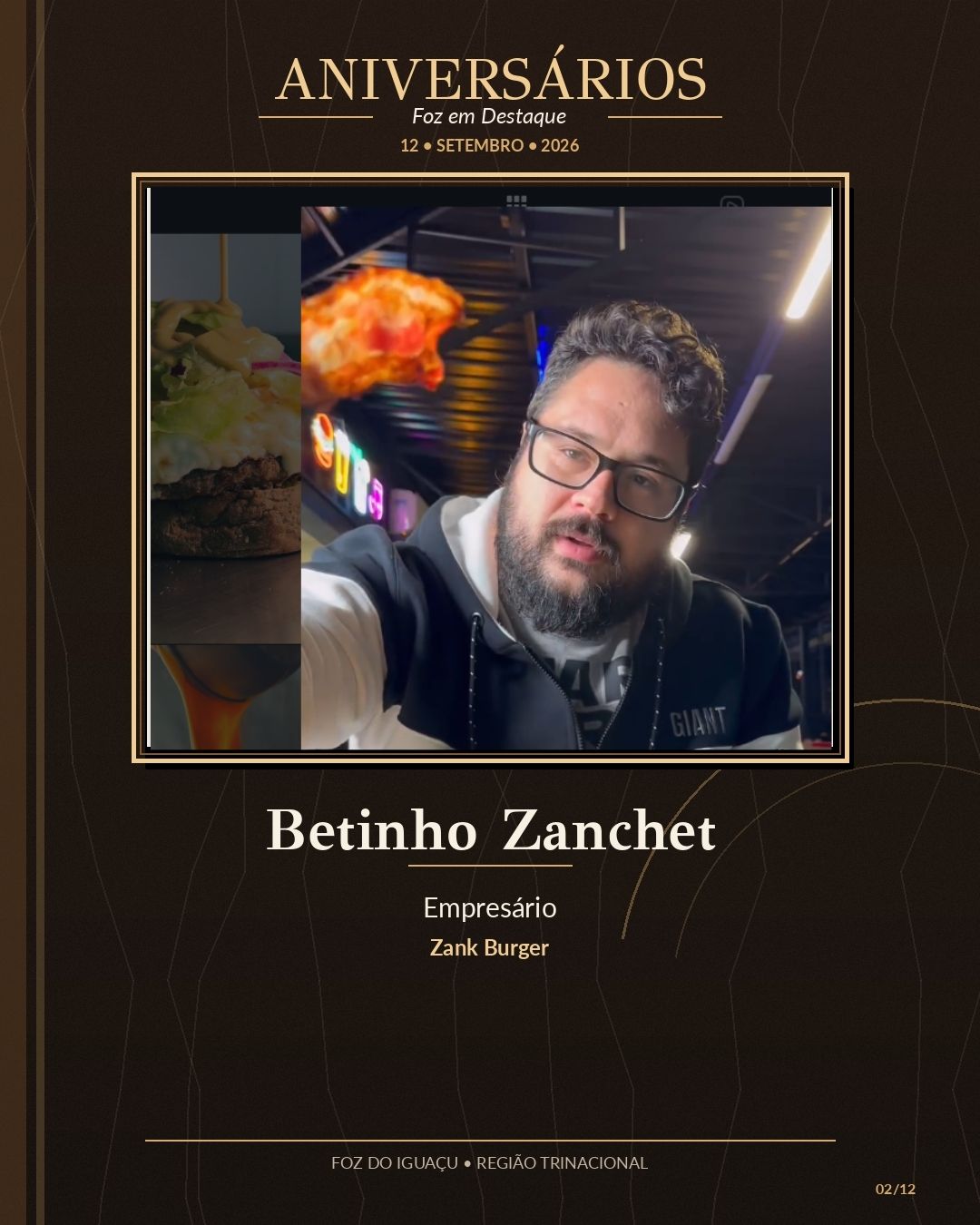 aniversários 12 de setembro Betinho Zanchet Empresário