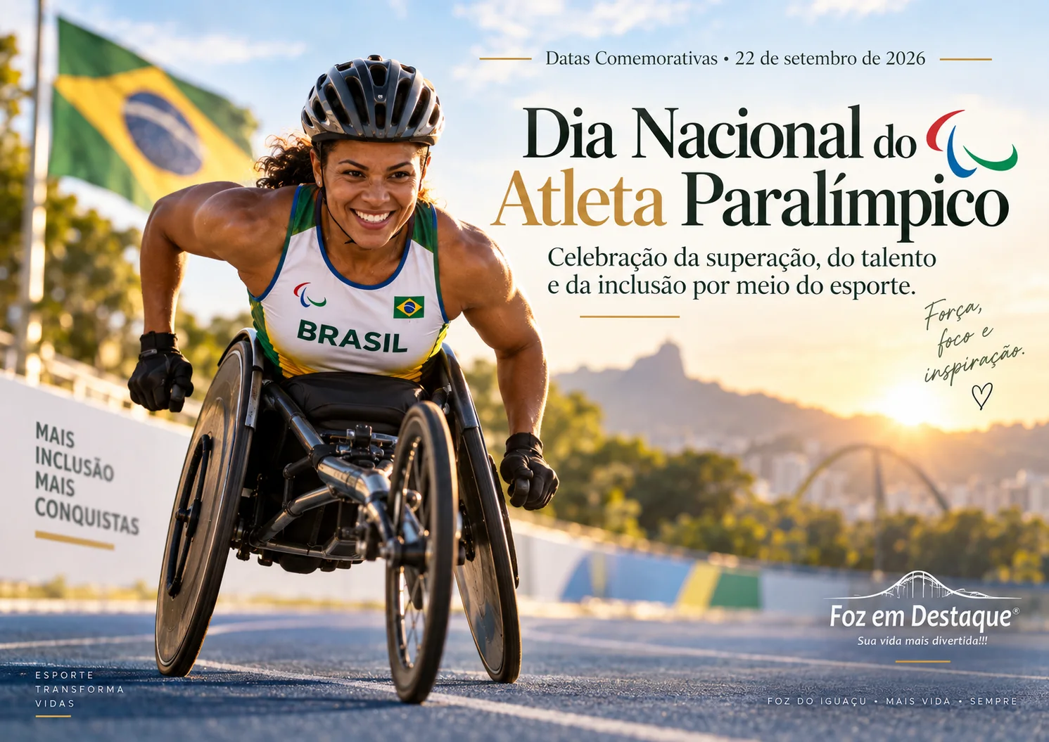 datas comemorativas 22 setembro Dia Nacional do Atleta Paralímpico