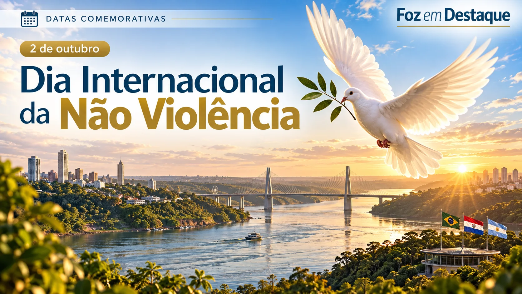 01 Dia Internacional da Nao Violencia PORTAL Dia Internacional da Não Violência