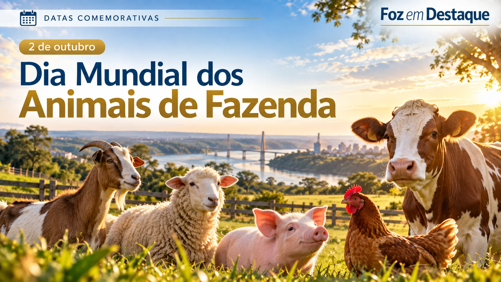 05 Dia Mundial dos Animais de Fazenda PORTAL Dia Mundial dos Animais de Fazenda