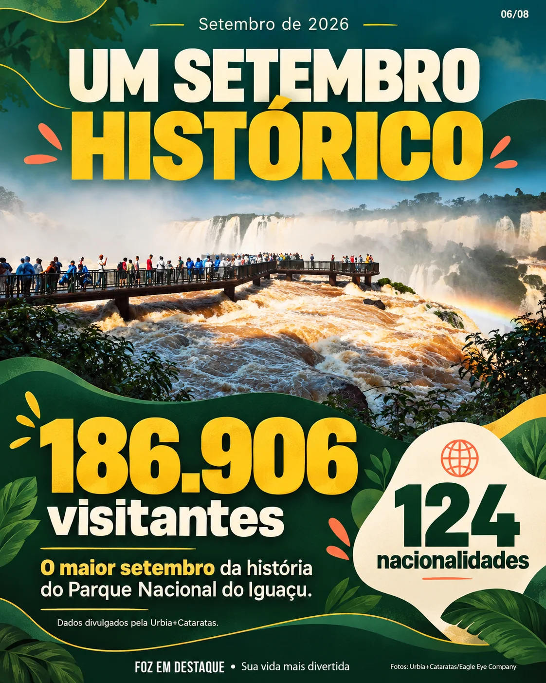 6 Setembro histórico no Parque Nacional do Iguaçu 7 6 Setembro histórico no Parque Nacional do Iguaçu 7