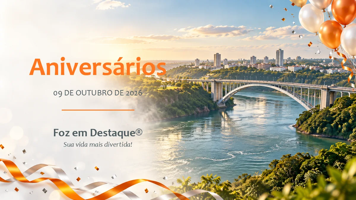 aniversariantes-da-semana-foz-em-destaque Ilustração especial do portal Foz em Destaque destacando os aniversariantes da semana.