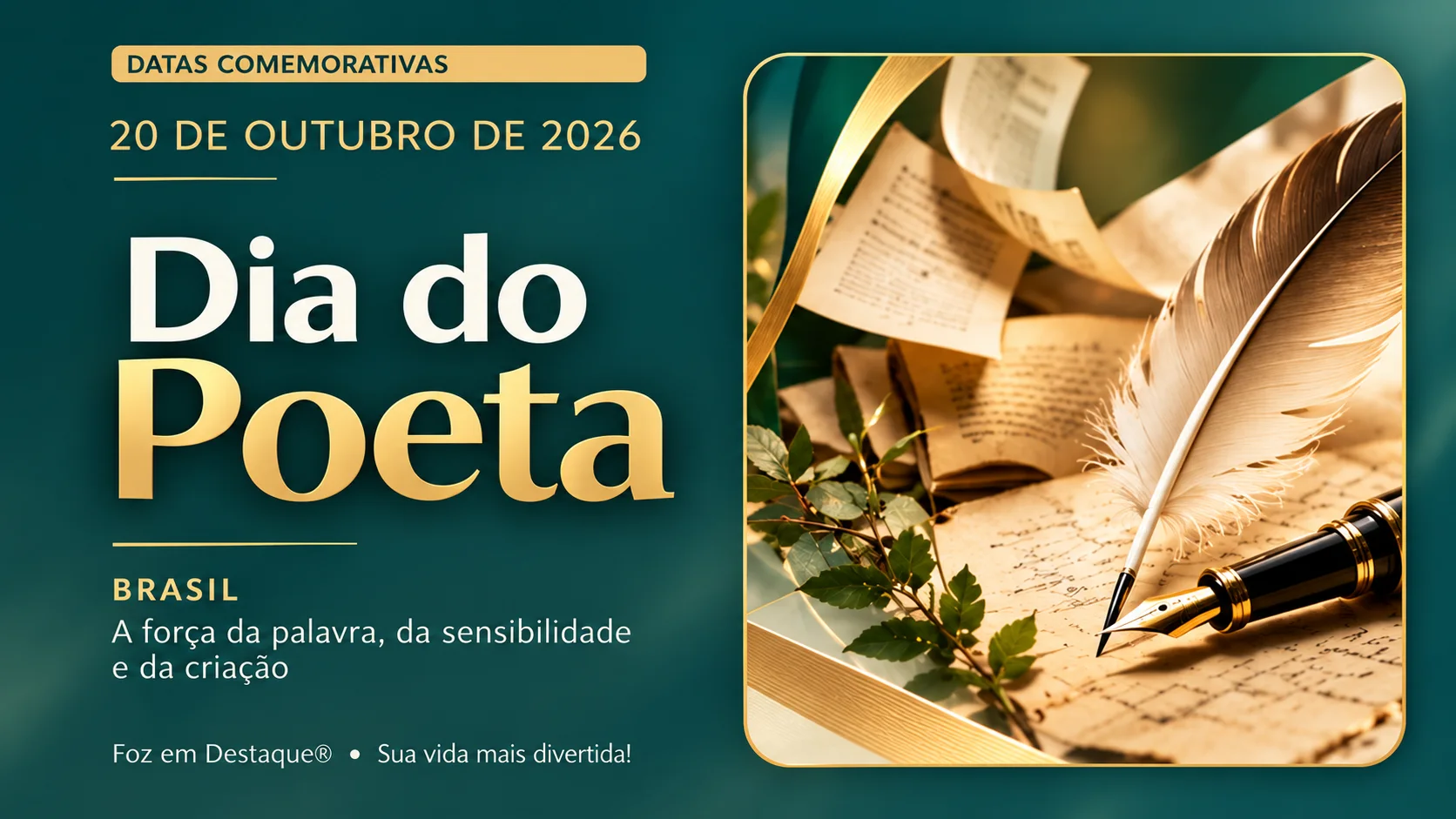 Dia do Poeta