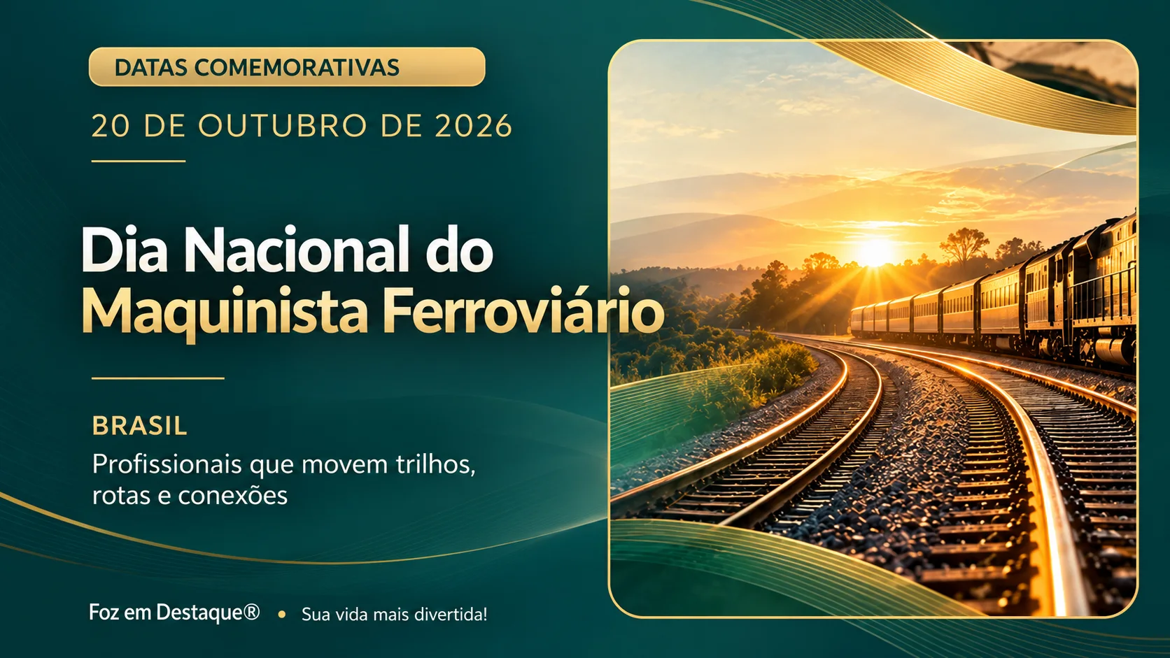 Dia Nacional do Maquinista Ferroviário