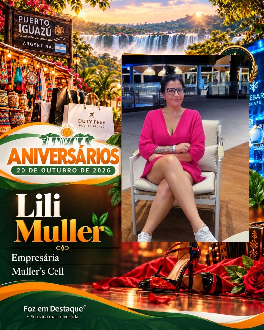 Aniversariantes 20 de outubro Região Trinacional Lili Muller