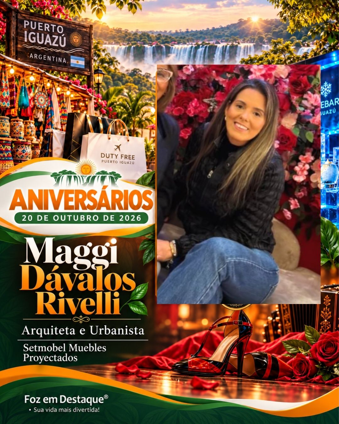 Aniversariantes 20 de outubro Região Trinacional Maggi Dávalos Rivelli