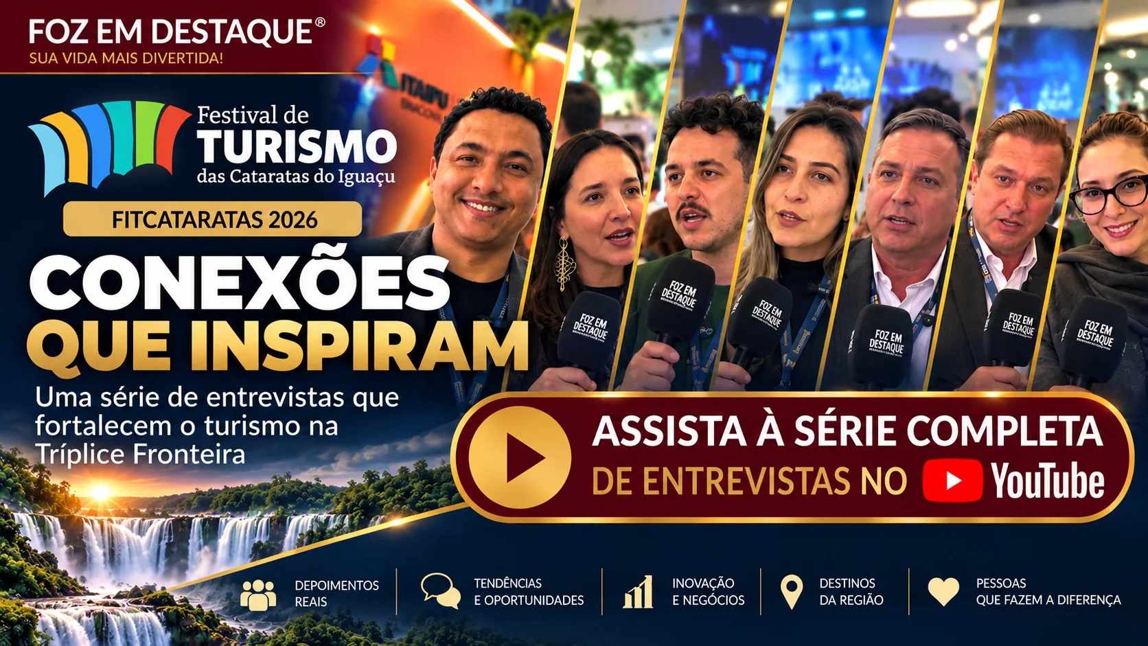 fitcataratas 2026 publico recorde Conexões que Inspiram