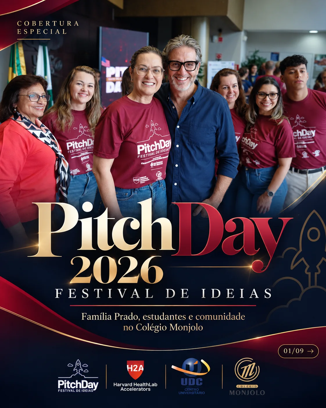 00 Pitch Day 2026, iniciativa do Grupo UDC em parceria com o Harvard HealthLab Accelerator (H2A)