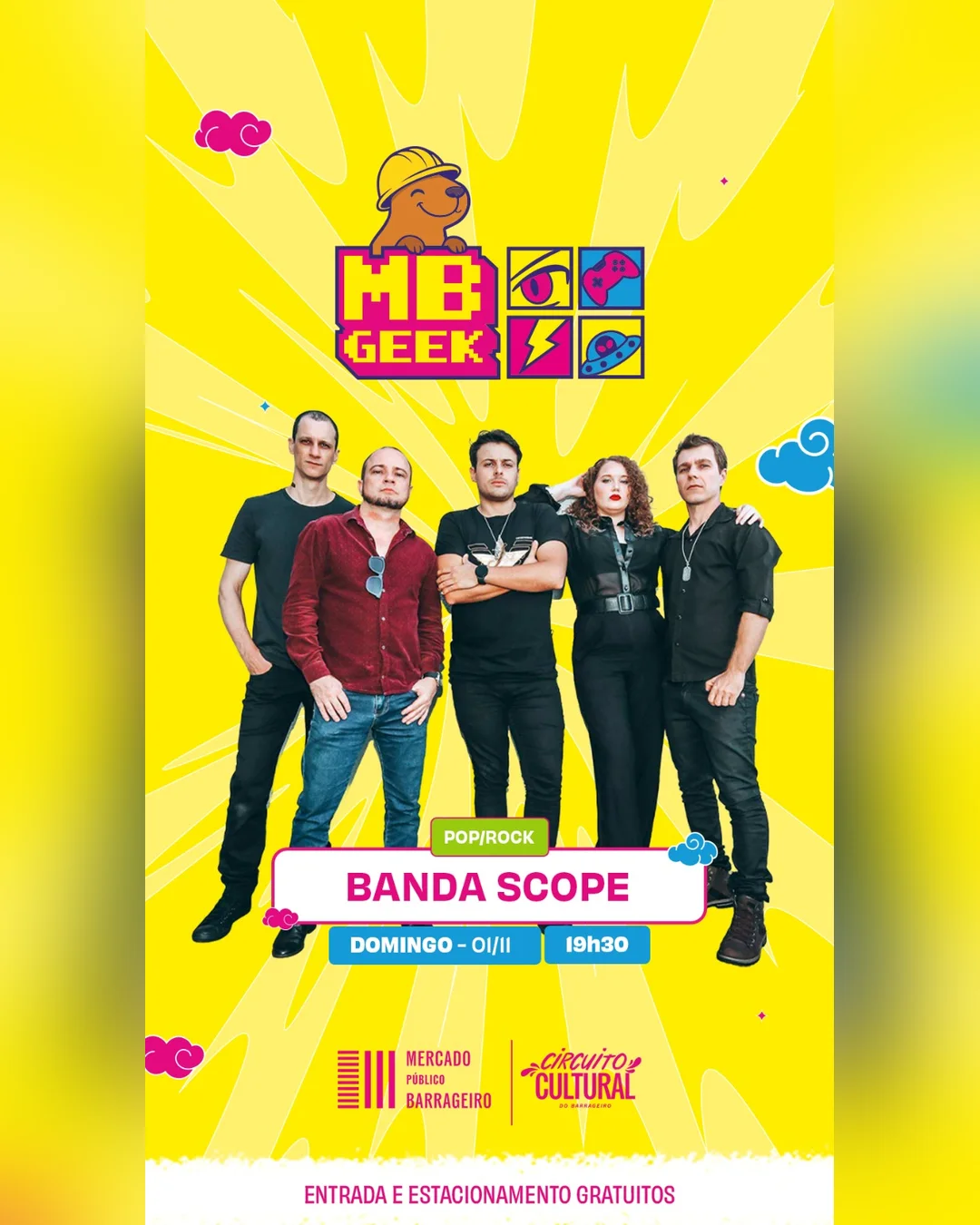 05 DOMINGO MB GEEK Domingo Cultural (01/11): MB Geek & Ativação Iguassu Inova